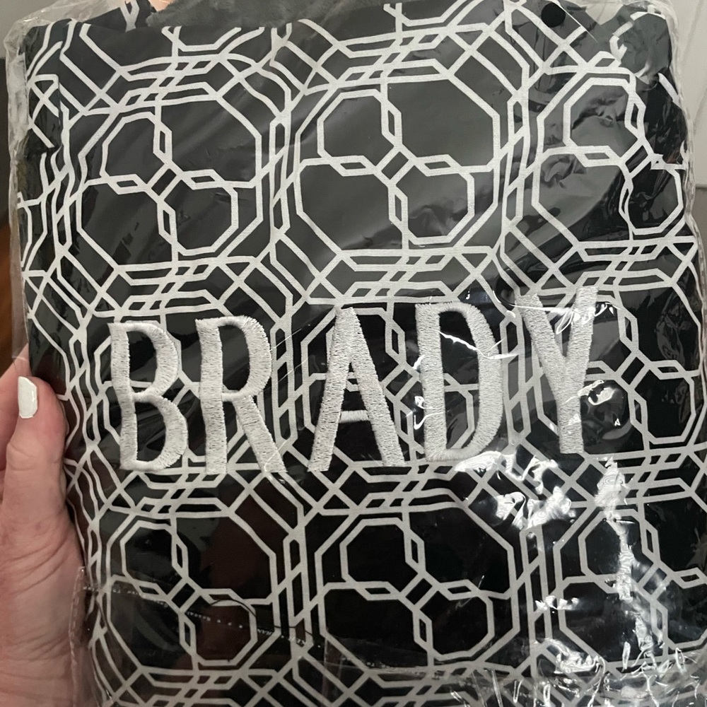Car seat cover- black and white - BRADY